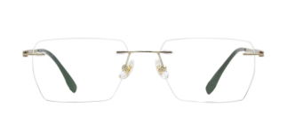 ROCOCO ROC 8562-C.01 Optik Genç Erkek,Kadın,Unisex Köşeli Çerçevesiz Titanyum - ROCOCO