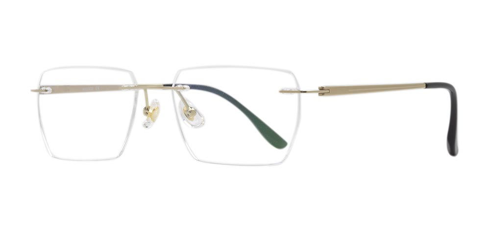 ROCOCO ROC 8562-C.01 Optik Genç Erkek,Kadın,Unisex Köşeli Çerçevesiz Titanyum - 2