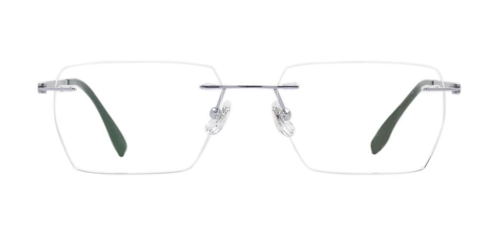 ROCOCO ROC 8562-C.02 Optik Genç Erkek Köşeli Çerçevesiz Titanyum - 1