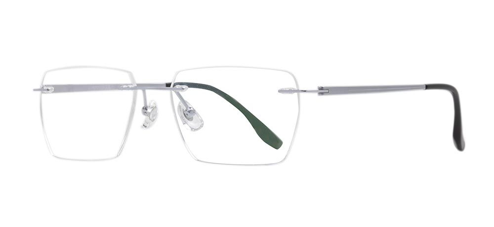 ROCOCO ROC 8562-C.02 Optik Genç Erkek Köşeli Çerçevesiz Titanyum - 2