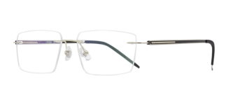 ROCOCO ROC 8563-C.02 Optik Genç Erkek, Kadın, Unisex Köşeli Çerçeveli Titanyum - ROCOCO (1)