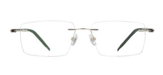 ROCOCO ROC 8563-C.02 Optik Genç Erkek,Kadın,Unisex Köşeli Çerçeveli Titanyum - ROCOCO