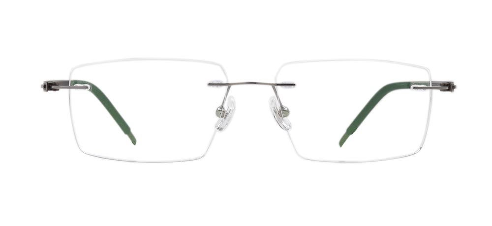 ROCOCO ROC 8563-C.03 Optik Genç Erkek Köşeli Çerçevesiz Titanyum - 1