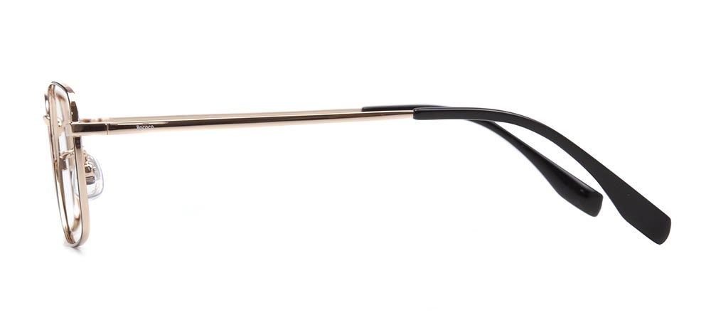 ROCOCO ROC 8570-C1 Optik Genç Erkek Köşeli Çerçeveli Titanyum - 3