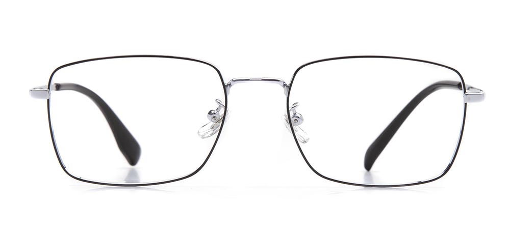 ROCOCO ROC 8570-C4 Optik Genç Erkek Köşeli Çerçeveli Metal - 1