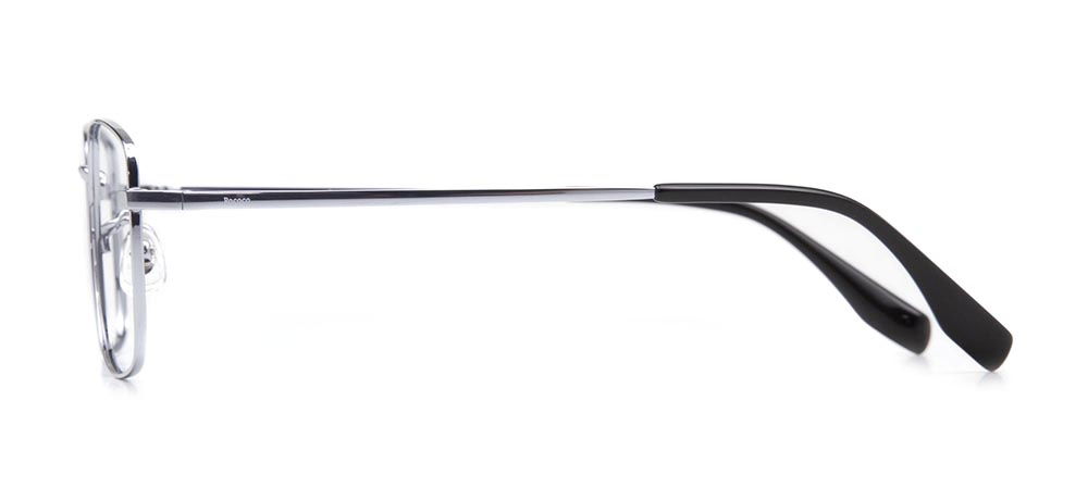 ROCOCO ROC 8570-C6 Optik Genç Erkek Köşeli Çerçeveli Metal - 3