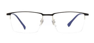 ROCOCO ROC 8572-C3 Optik Genç Erkek Köşeli Yarım Çerçeveli Metal - ROCOCO