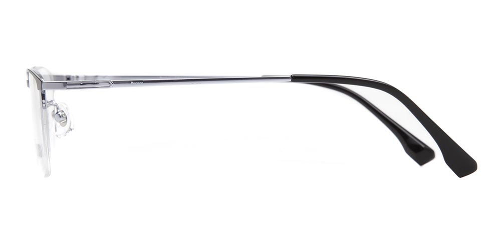 ROCOCO ROC 8572-C4 Optik Genç Erkek Köşeli Yarım Çerçeveli Metal - 3