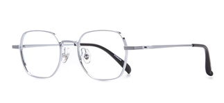 ROCOCO ROC 8576-C.0101 Optik Genç Erkek,Kadın,Unisex Köşeli Çerçeveli Titanyum - ROCOCO (1)