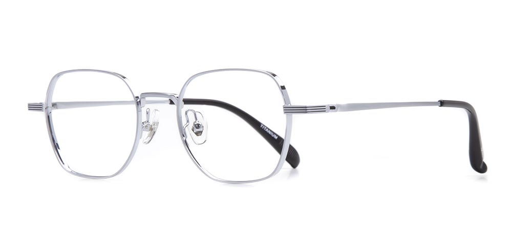 ROCOCO ROC 8576-C.0101 Optik Genç Erkek,Kadın,Unisex Köşeli Çerçeveli Titanyum - 2