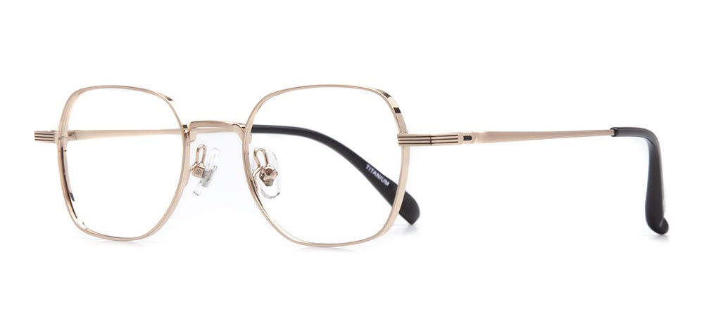 ROCOCO ROC 8576-C.02 Optik Genç Erkek,Kadın,Unisex Köşeli Çerçeveli Titanyum - 2