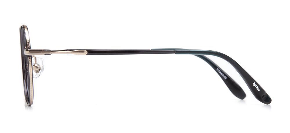 ROCOCO ROC 8579-C.04 Optik Genç Erkek,Kadın,Unisex Oval Çerçeveli Titanyum - 3