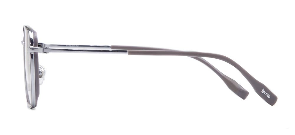 ROCOCO ROC 8581-C.05 Optik Genç Erkek, Kadın, Unisex Köşeli Çerçeveli Titanyum - 3
