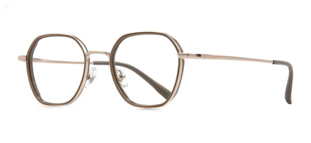 ROCOCO ROC 8587-C.04 Optik Genç Kadın Geometrik Çerçeveli Titanyum - 2