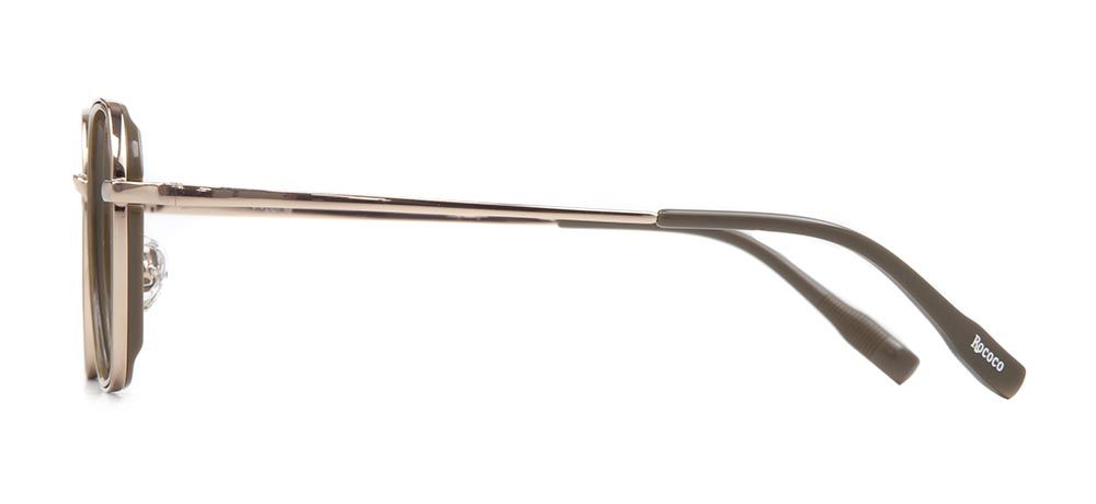 ROCOCO ROC 8587-C.04 Optik Genç Kadın Geometrik Çerçeveli Titanyum - 3