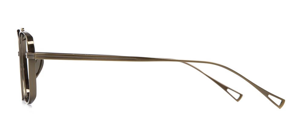 ROCOCO ROC 8602-C.02 Optik Genç Erkek Köşeli Çerçeveli Titanyum - 3