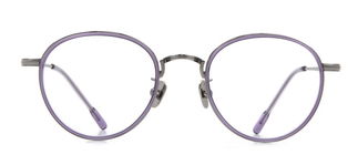 ROCOCO ROC 8608-C.02 Optik Genç Kadın Oval Çerçeveli Titanyum - ROCOCO