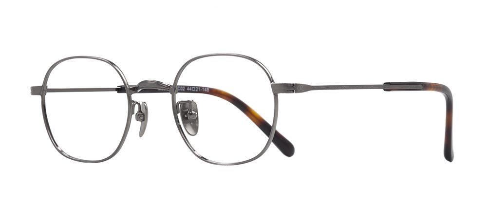 ROCOCO ROC 8609-C.02 Optik Genç Erkek, Kadın, Unisex Yarı-Oval Çerçeveli Titanyum - 2