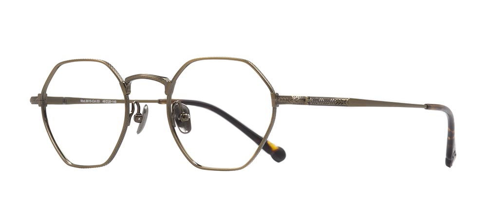 ROCOCO ROC 8610-C.03 Optik Genç Kadın Geometrik Çerçeveli Titanyum - 2