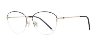 ROCOCO ROC 8651-C.02 Optik Genç,Yetişkin Kadın Oval Yarım Çerçeveli Titanyum - ROCOCO (1)