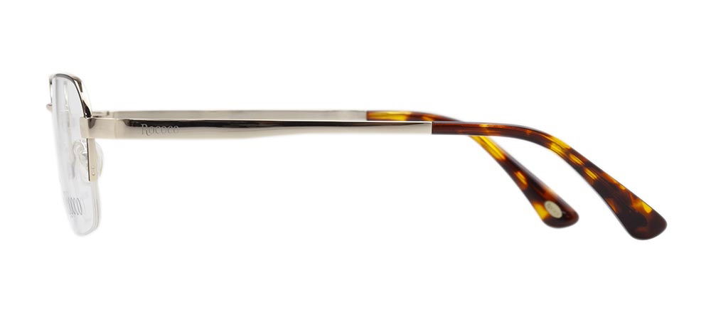 ROCOCO ROC 8652-C.01 Optik Genç,Yetişkin Erkek Köşeli Yarım Çerçeveli Titanyum - 3