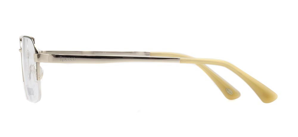 ROCOCO ROC 8652-C.03 Optik Genç,Yetişkin Erkek Köşeli Yarım Çerçeveli Titanyum - 3