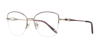 ROCOCO ROC 8654-C.01 Optik Genç,Yetişkin Kadın Çekik Yarım Çerçeveli Titanyum - ROCOCO (1)