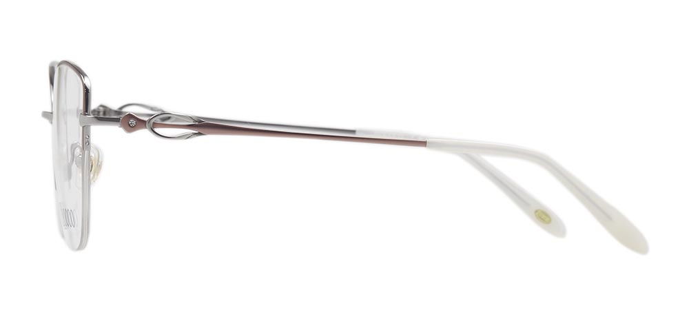 ROCOCO ROC 8654-C.02 Optik Genç,Yetişkin Kadın Çekik Yarım Çerçeveli Titanyum - 3