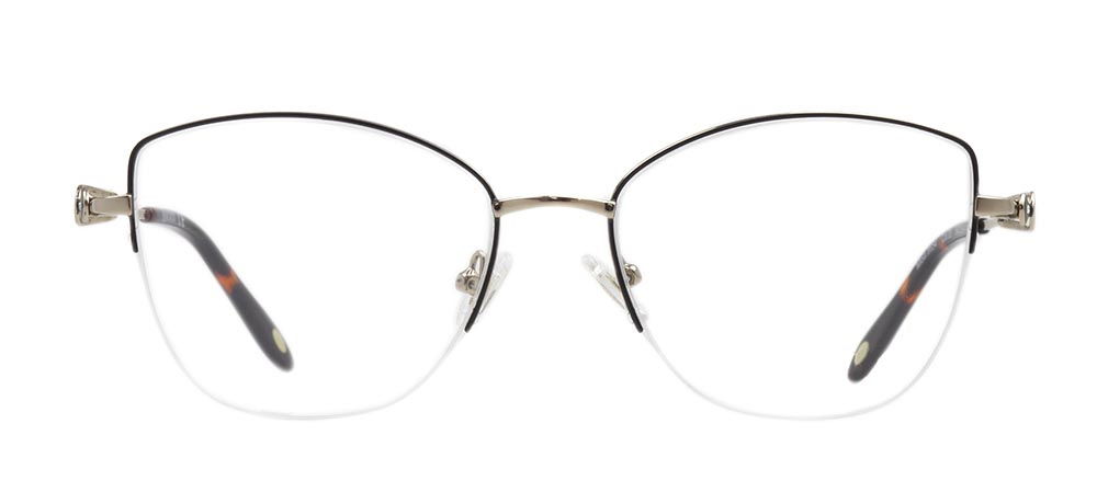 ROCOCO ROC 8654-C.03 Optik Genç,Yetişkin Kadın Çekik Yarım Çerçeveli Titanyum - 1