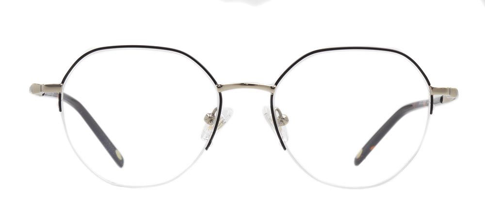 ROCOCO ROC 8655-C.01 Optik Genç Erkek,Kadın,Unisex Geometrik Yarım Çerçeveli Titanyum - 1