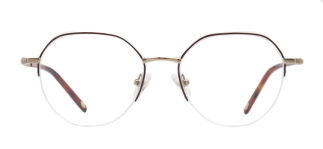 ROCOCO ROC 8655-C.02 Optik Genç Kadın Geometrik Yarım Çerçeveli Titanyum - ROCOCO