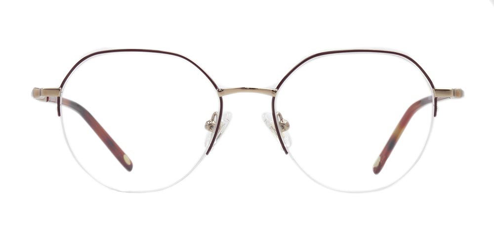 ROCOCO ROC 8655-C.02 Optik Genç Kadın Geometrik Yarım Çerçeveli Titanyum - 1