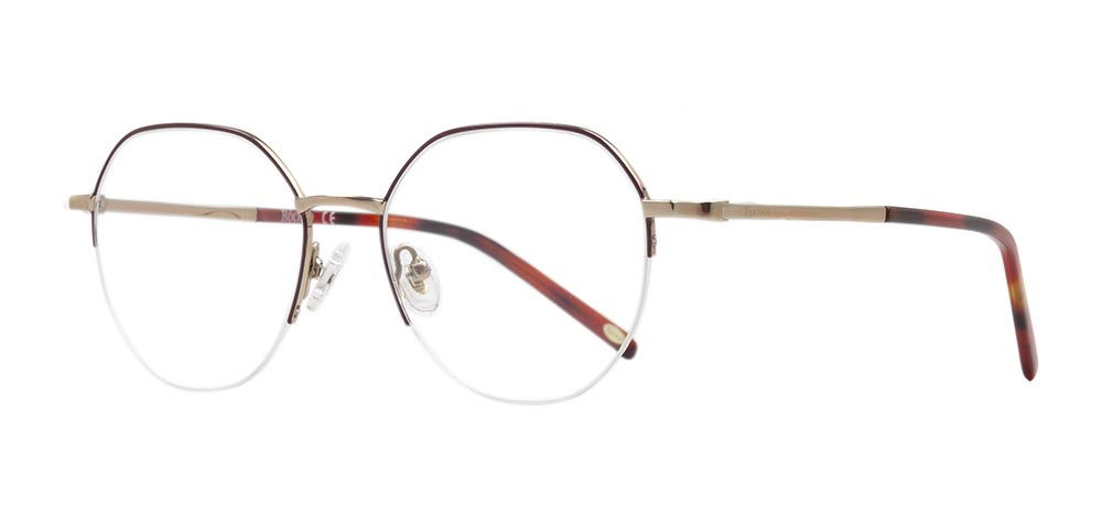 ROCOCO ROC 8655-C.02 Optik Genç Kadın Geometrik Yarım Çerçeveli Titanyum - 2