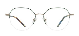 ROCOCO ROC 8655-C.03 Optik Genç Erkek,Kadın,Unisex Geometrik Yarım Çerçeveli Titanyum - ROCOCO