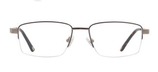 ROCOCO ROC 8656-C.03 Optik Genç,Yetişkin Erkek Köşeli Yarım Çerçeveli Titanyum - ROCOCO