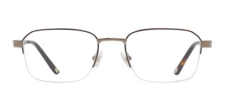 ROCOCO ROC 8657-C.03 Optik Genç,Yetişkin Erkek Köşeli Yarım Çerçeveli Titanyum - ROCOCO