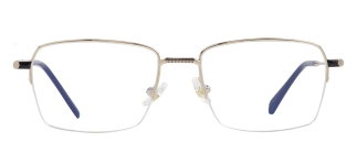 ROCOCO ROC 8662-C.01 Optik Genç Erkek,Kadın,Unisex Köşeli Yarım Çerçeveli Titanyum - ROCOCO