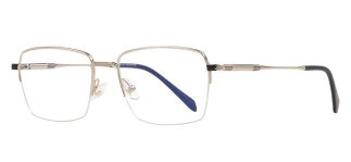 ROCOCO ROC 8662-C.01 Optik Genç Erkek,Kadın,Unisex Köşeli Yarım Çerçeveli Titanyum - ROCOCO (1)