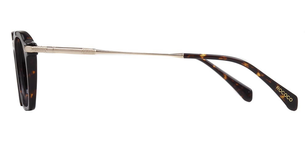 ROCOCO ROC 8663-C.02 Optik Genç Erkek,Kadın,Unisex Oval Çerçeveli Asetat - 3