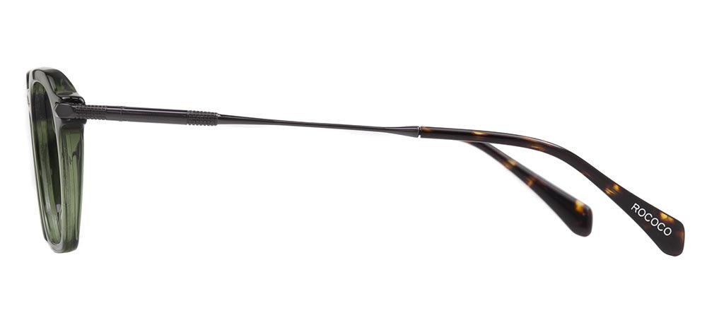 ROCOCO ROC 8663-C.04 Optik Genç Erkek,Kadın,Unisex Oval Çerçeveli Asetat - 3