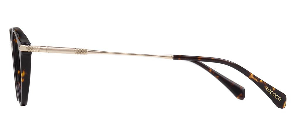 ROCOCO ROC 8664-C.02 Optik Genç Erkek,Kadın,Unisex Oval Çerçeveli Asetat - 3