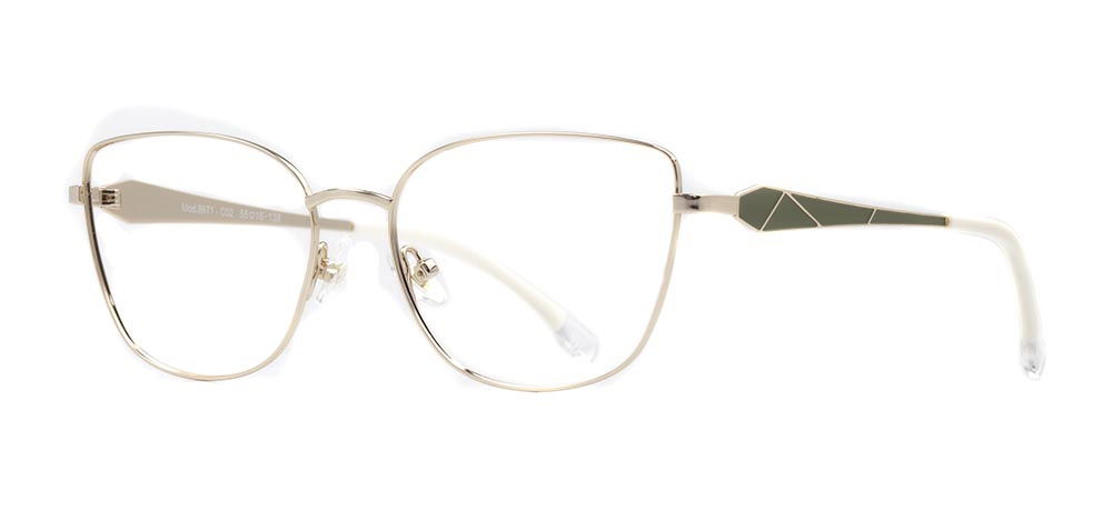 ROCOCO ROC 8671-C.02 Optik Genç,Yetişkin Kadın Çekik Çerçeveli Titanyum - 2