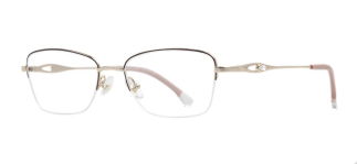 ROCOCO ROC 8672-C.01 Optik Genç,Yetişkin Kadın Köşeli Yarım Çerçeveli Titanyum - ROCOCO (1)