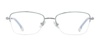 ROCOCO ROC 8672-C.02 Optik Genç,Yetişkin Kadın Köşeli Yarım Çerçeveli Titanyum - ROCOCO