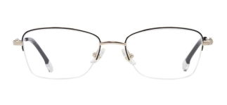 ROCOCO ROC 8672-C.03 Optik Genç,Yetişkin Kadın Köşeli Yarım Çerçeveli Titanyum 