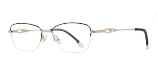 ROCOCO ROC 8672-C.03 Optik Genç,Yetişkin Kadın Köşeli Yarım Çerçeveli Titanyum - ROCOCO (1)