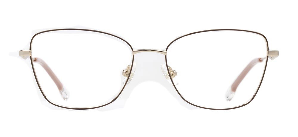 ROCOCO ROC 8673-C.01 Optik Genç Kadın Çekik Çerçeveli Titanyum - 1