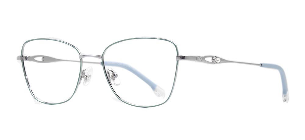 ROCOCO ROC 8673-C.02 Optik Genç Kadın Çekik Çerçeveli Titanyum - 2