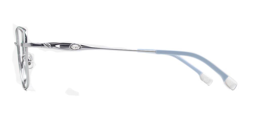 ROCOCO ROC 8673-C.02 Optik Genç Kadın Çekik Çerçeveli Titanyum - 3