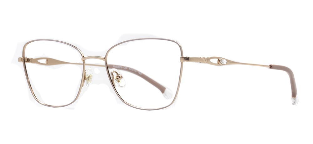 ROCOCO ROC 8673-C.04 Optik Genç Kadın Çekik Çerçeveli Titanyum - 2